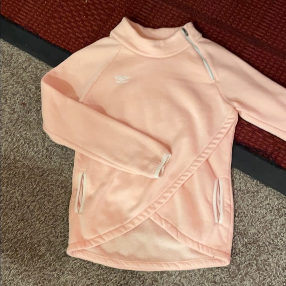 Umbro light pink pullover